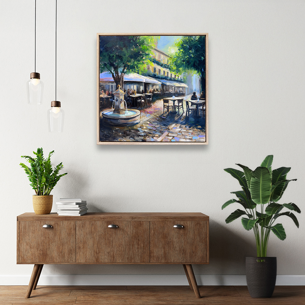 View of picture in situ